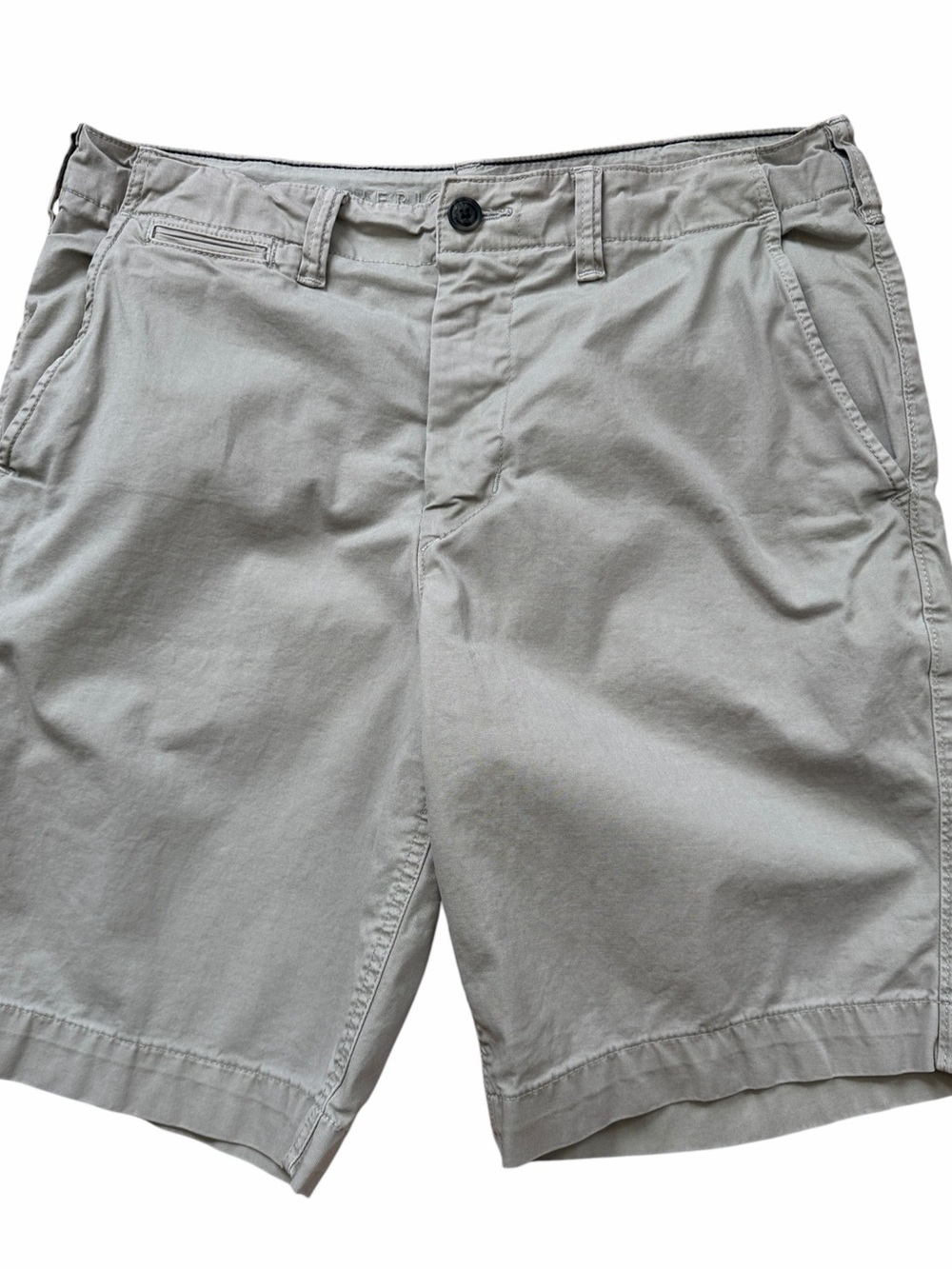 AMERICAN EAGLE MEN’S TAN NE(X)T LEVEL FLEX CHINO SHORTS Size 32 Classic Fit